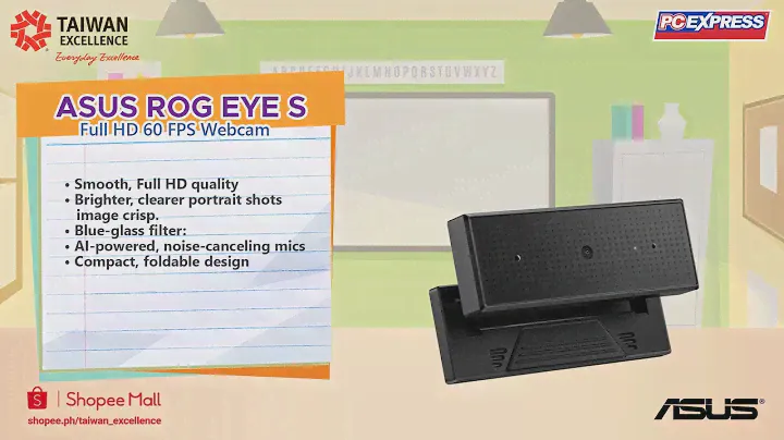 ASUS ROG EYE S GAMING WEBCAM